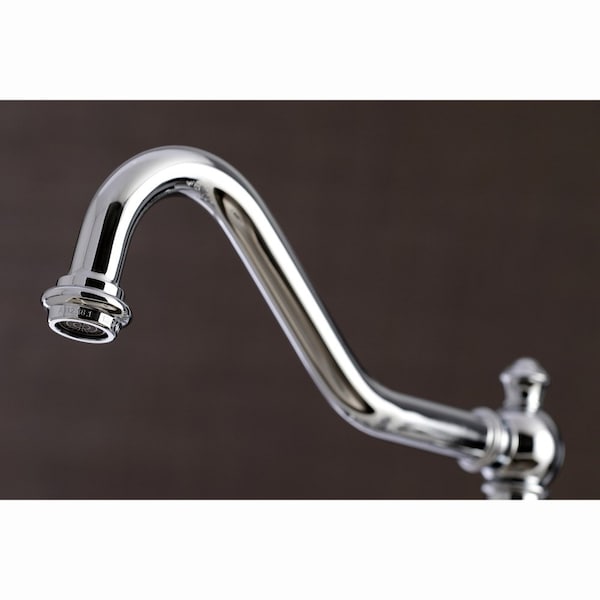 KS3271AXBS Restoration 8 Bridge Kitchen Faucet W/ Sprayer, Chrome